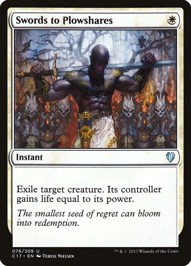 Swords to Plowshares [Commander 2017] MTG Single Magic: The Gathering | Red Claw Gaming