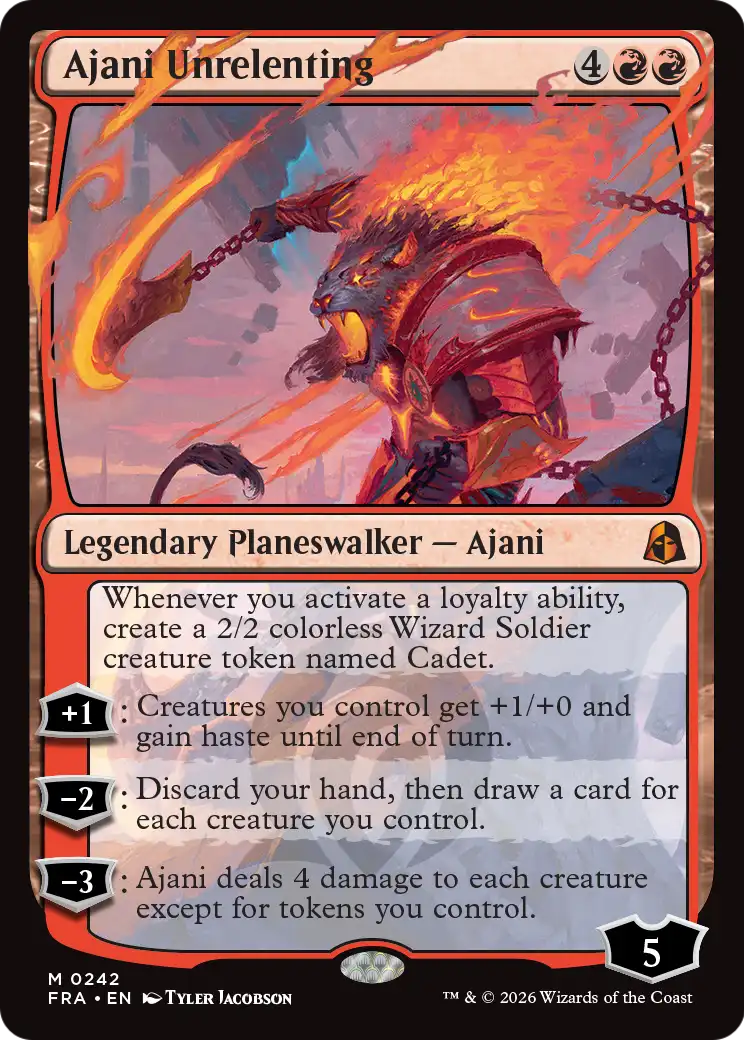 Ajani Unrelenting [Reality Fracture] | Red Claw Gaming