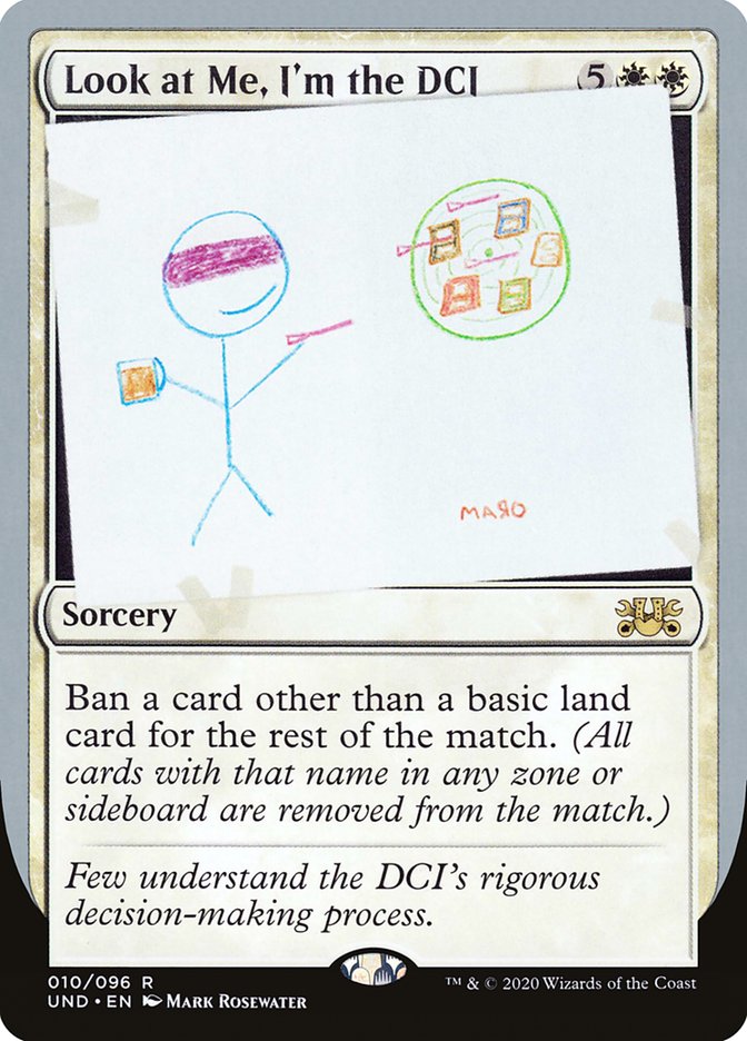 Look at Me, I'm the DCI [Unsanctioned] MTG Single Magic: The Gathering | Red Claw Gaming