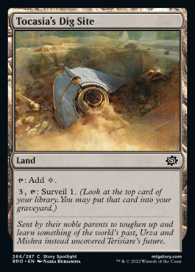 Tocasia's Dig Site [The Brothers' War] MTG Single Magic: The Gathering | Red Claw Gaming