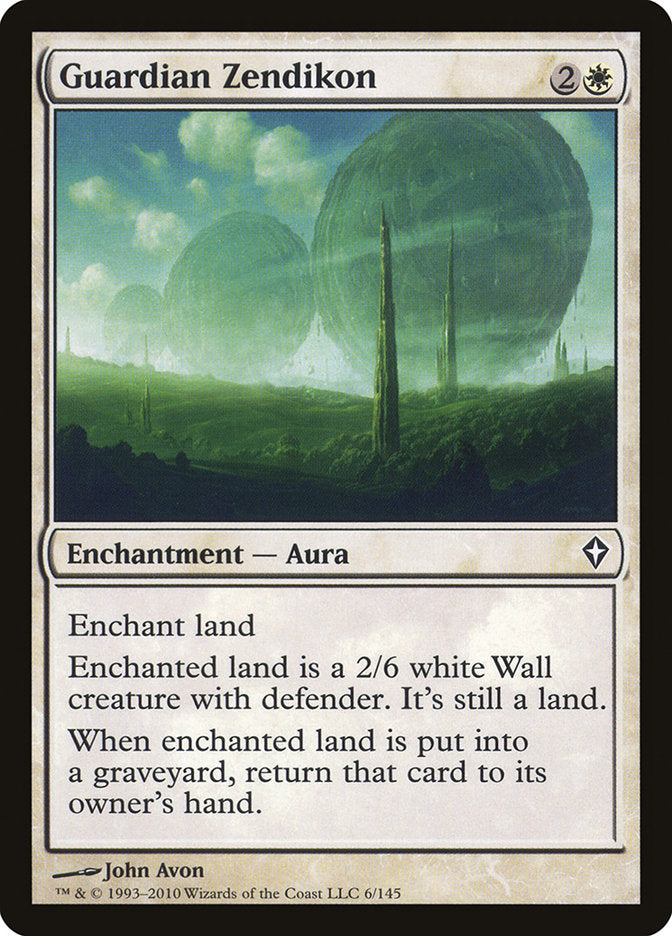 Guardian Zendikon [Worldwake] MTG Single Magic: The Gathering | Red Claw Gaming