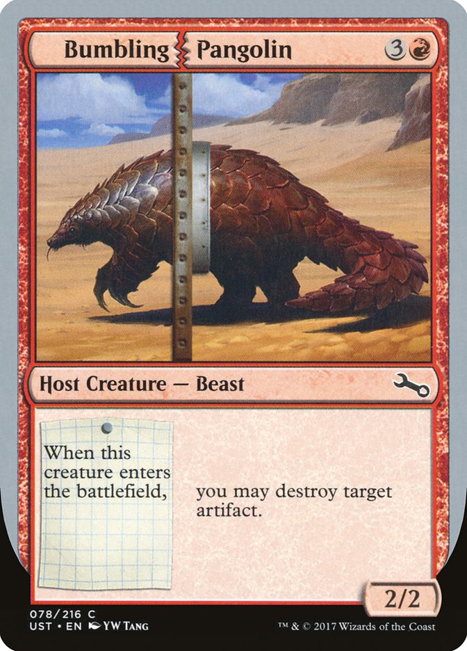 Bumbling Pangolin [Unstable] MTG Single Magic: The Gathering | Red Claw Gaming