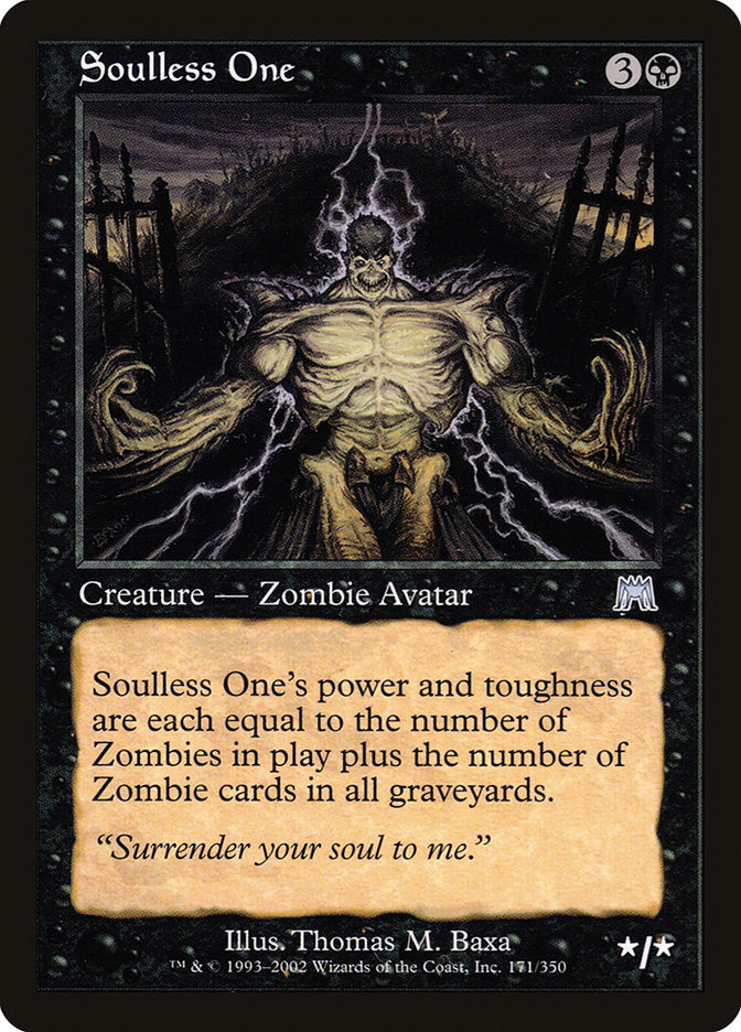 Soulless One [Onslaught] MTG Single Magic: The Gathering | Red Claw Gaming