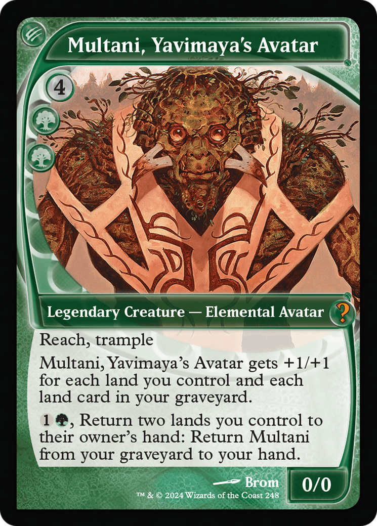 Multani, Yavimaya's Avatar (Future Sight) [Mystery Booster 2] MTG Single Magic: The Gathering | Red Claw Gaming
