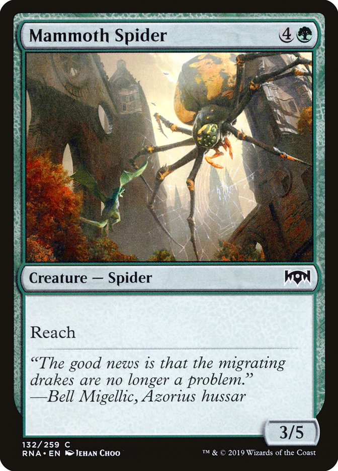 Mammoth Spider [Ravnica Allegiance] MTG Single Magic: The Gathering | Red Claw Gaming
