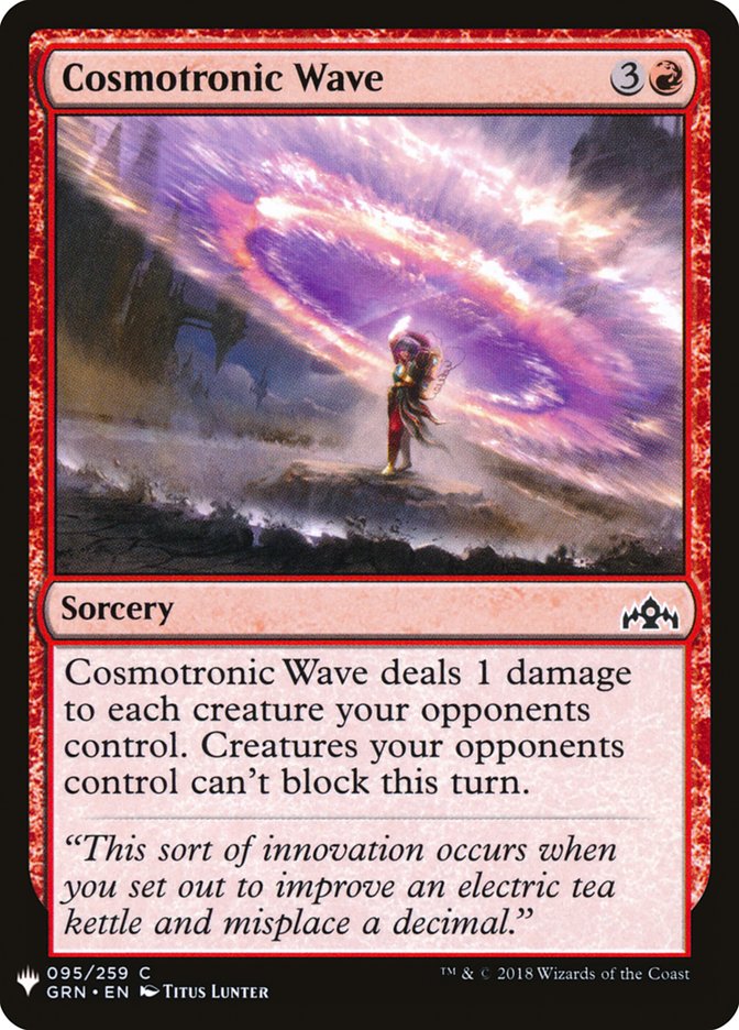 Cosmotronic Wave [Mystery Booster] MTG Single Magic: The Gathering | Red Claw Gaming