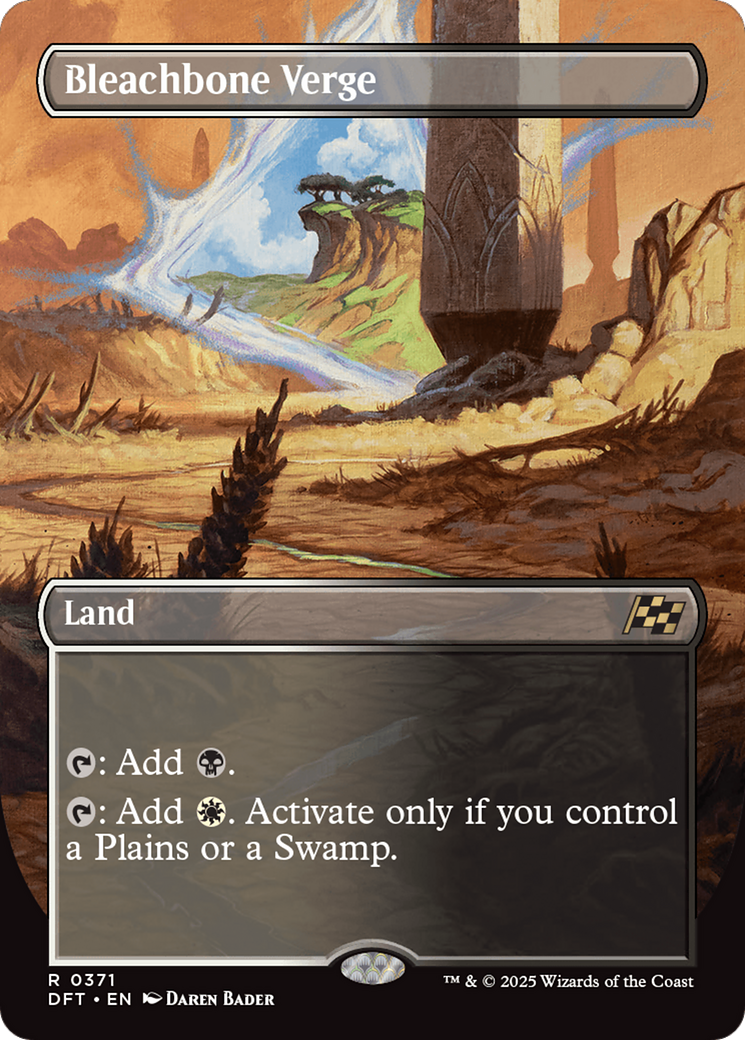 Bleachbone Verge (Borderless) [Aetherdrift] MTG Single Magic: The Gathering | Red Claw Gaming