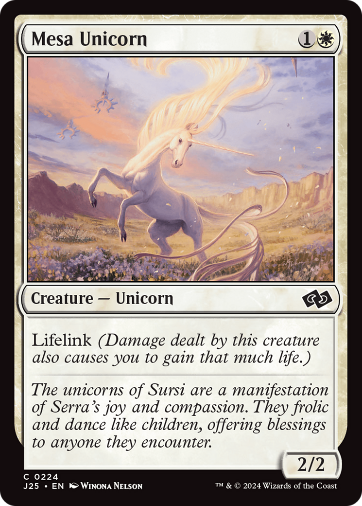 Mesa Unicorn [Foundations Jumpstart] MTG Single Magic: The Gathering | Red Claw Gaming