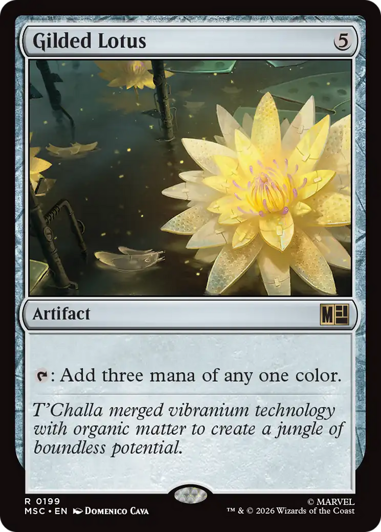 Gilded Lotus (Surge Foil) [Marvel Super Heroes Commander] | Red Claw Gaming