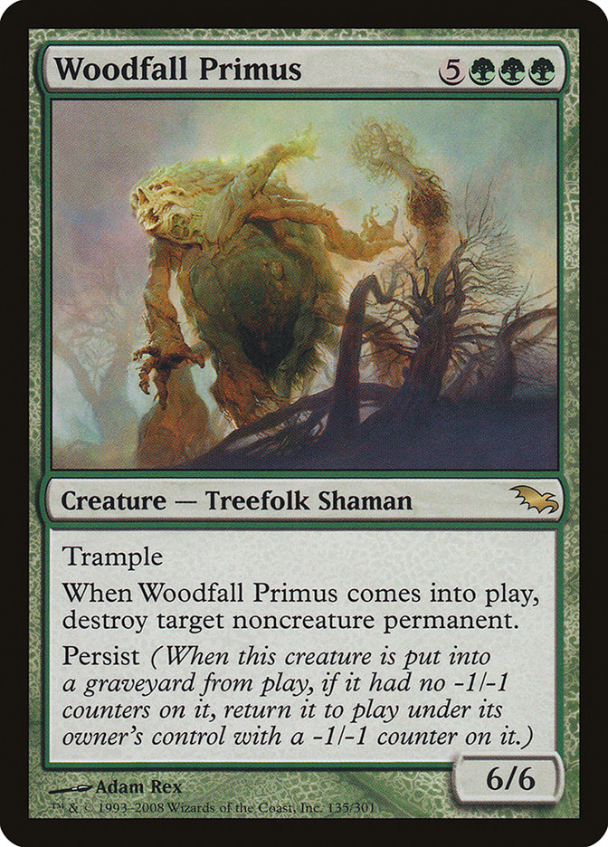 Woodfall Primus [Shadowmoor] MTG Single Magic: The Gathering | Red Claw Gaming