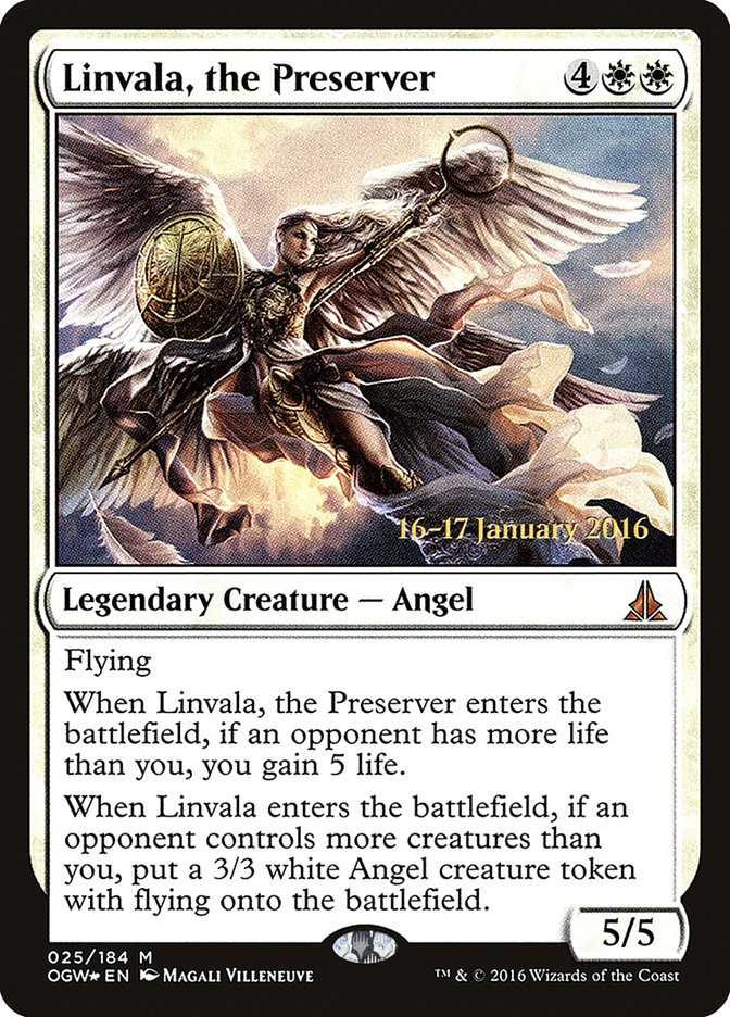 Linvala, the Preserver [Oath of the Gatewatch Prerelease Promos] MTG Single Magic: The Gathering | Red Claw Gaming