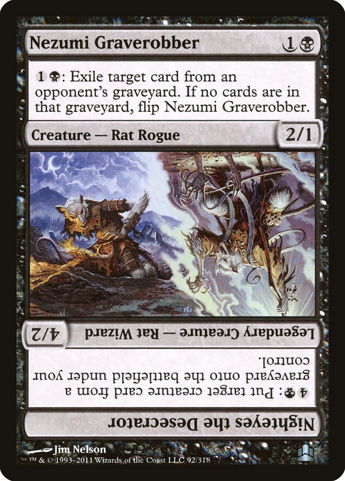 Nezumi Graverobber // Nighteyes the Desecrator [Commander 2011] MTG Single Magic: The Gathering | Red Claw Gaming