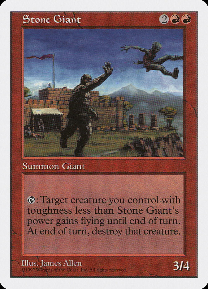 Stone Giant [Fifth Edition] MTG Single Magic: The Gathering | Red Claw Gaming