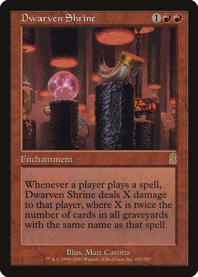 Dwarven Shrine [Odyssey] MTG Single Magic: The Gathering | Red Claw Gaming
