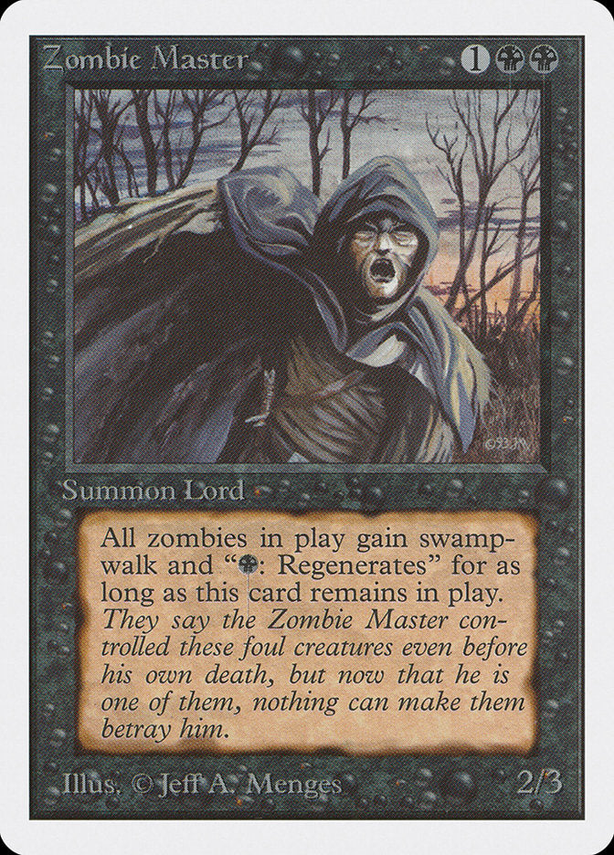 Zombie Master [Unlimited Edition] MTG Single Magic: The Gathering | Red Claw Gaming