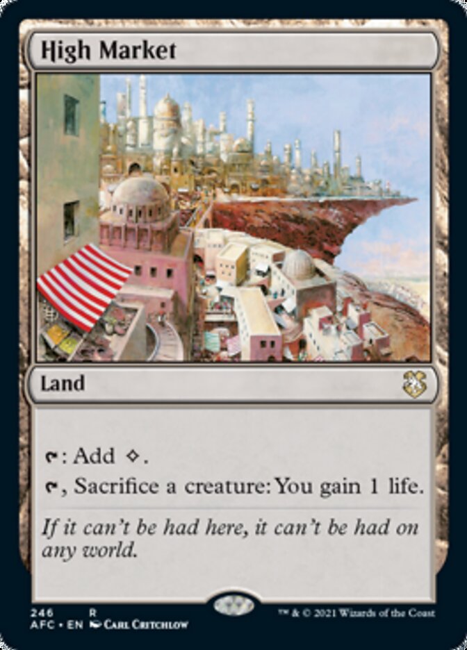 High Market [Dungeons & Dragons: Adventures in the Forgotten Realms Commander] MTG Single Magic: The Gathering | Red Claw Gaming