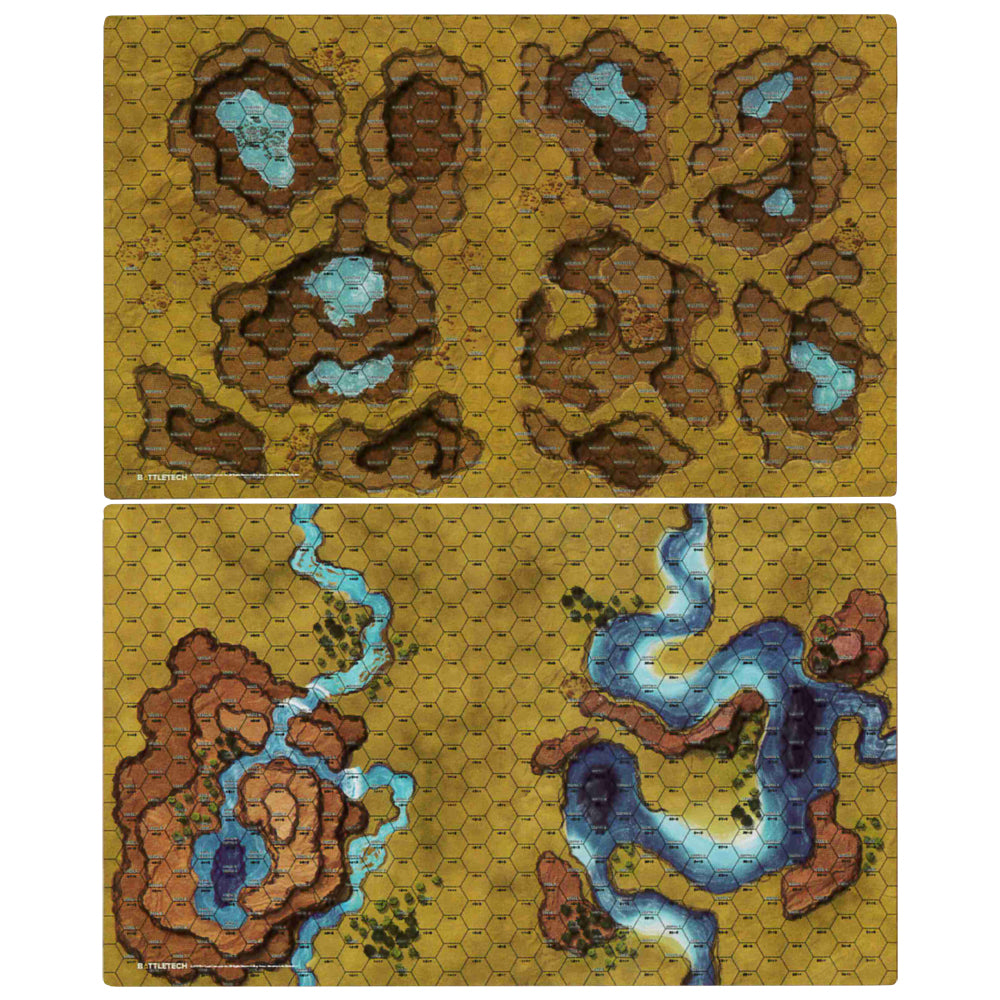 BATTLETECH: SAVANNAH SINKHOLES BATTLEMAT Battletech Catalyst | Red Claw Gaming