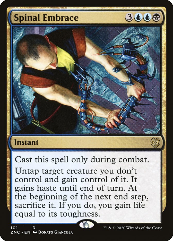 Spinal Embrace [Zendikar Rising Commander] MTG Single Magic: The Gathering | Red Claw Gaming
