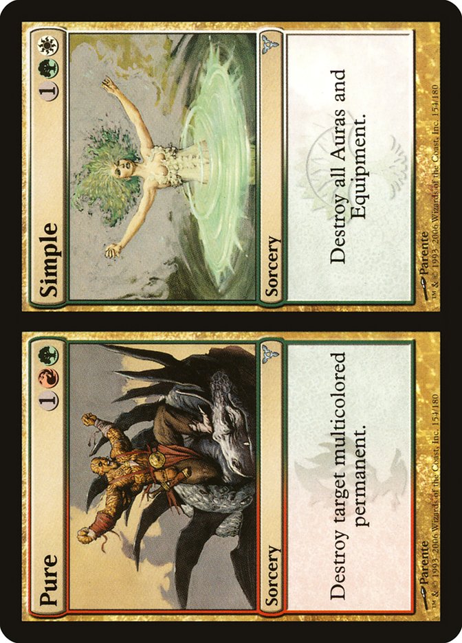 Pure // Simple [Dissension] MTG Single Magic: The Gathering | Red Claw Gaming