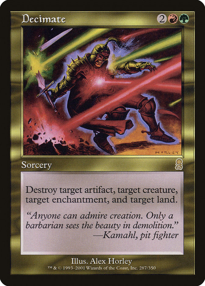 Decimate [Odyssey] MTG Single Magic: The Gathering | Red Claw Gaming