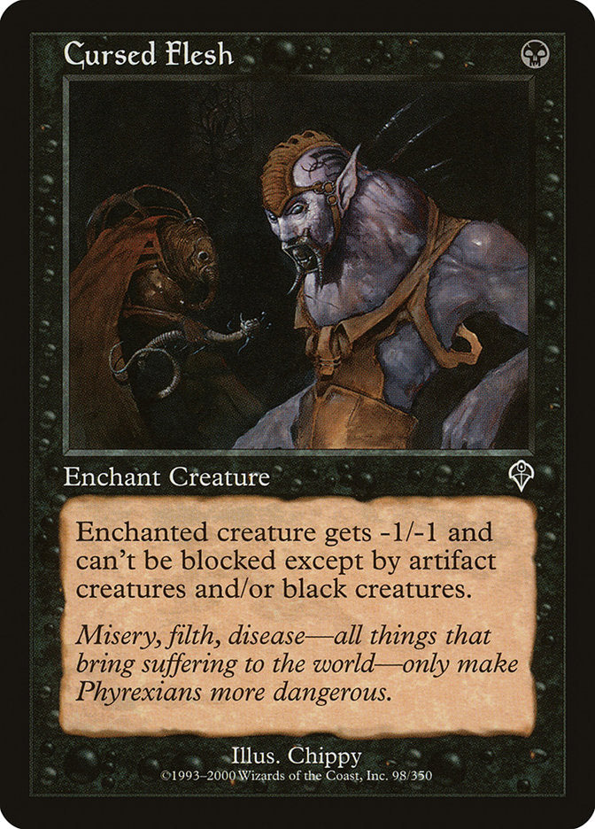 Cursed Flesh [Invasion] MTG Single Magic: The Gathering | Red Claw Gaming