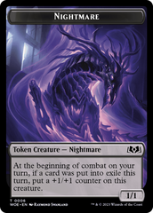 Nightmare // Food (0010) Double-Sided Token [Wilds of Eldraine Tokens] MTG Single Magic: The Gathering | Red Claw Gaming