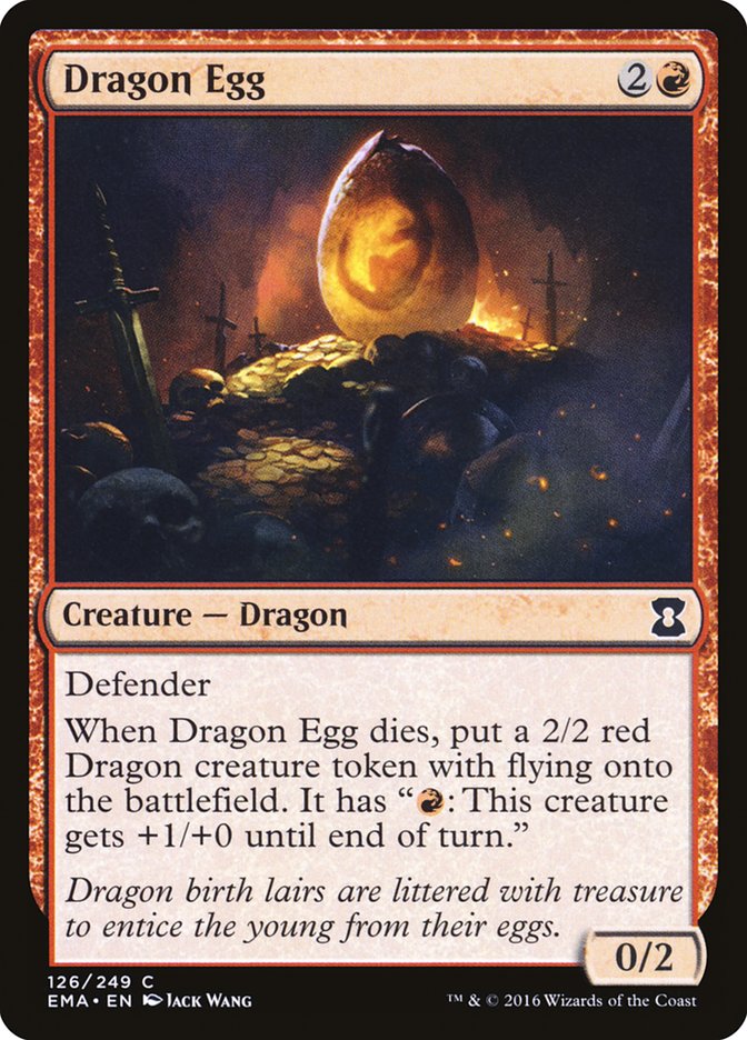 Dragon Egg [Eternal Masters] MTG Single Magic: The Gathering | Red Claw Gaming