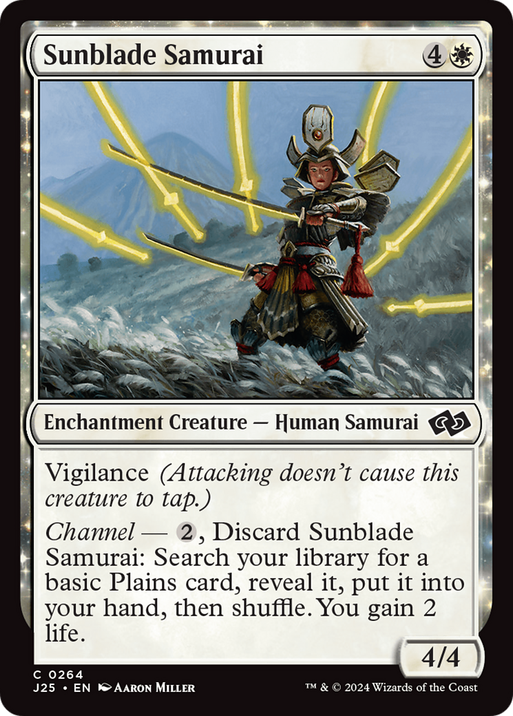 Sunblade Samurai [Foundations Jumpstart] MTG Single Magic: The Gathering | Red Claw Gaming