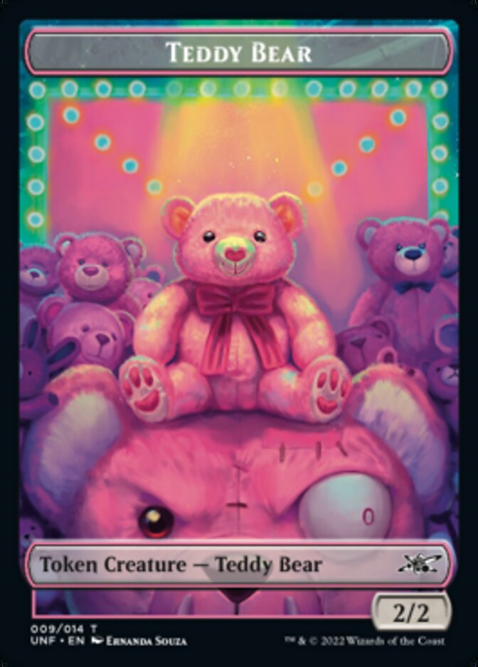 Teddy Bear Token [Unfinity Tokens] MTG Single Magic: The Gathering | Red Claw Gaming