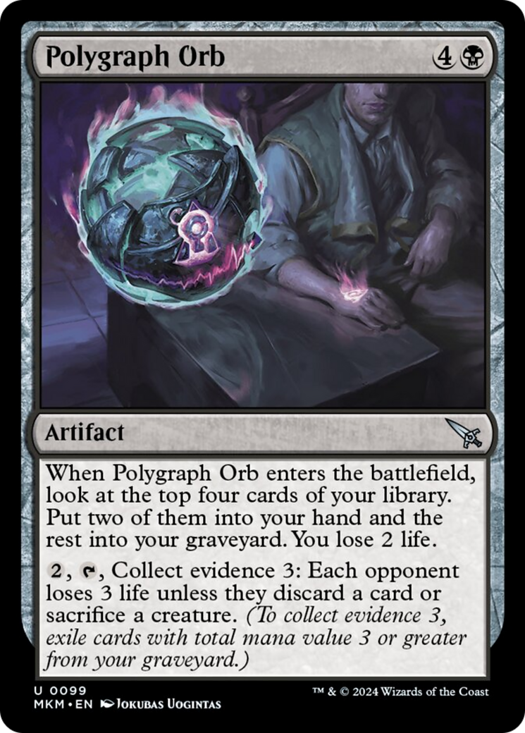 Polygraph Orb [Murders at Karlov Manor] MTG Single Magic: The Gathering    | Red Claw Gaming