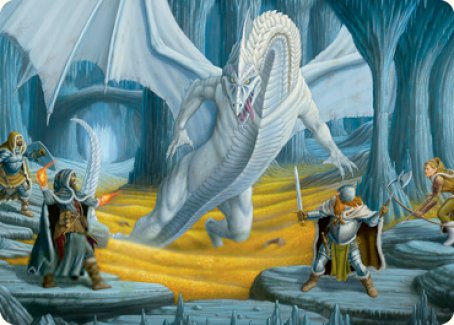 Cave of the Frost Dragon Art Card [Dungeons & Dragons: Adventures in the Forgotten Realms Art Series] MTG Single Magic: The Gathering | Red Claw Gaming