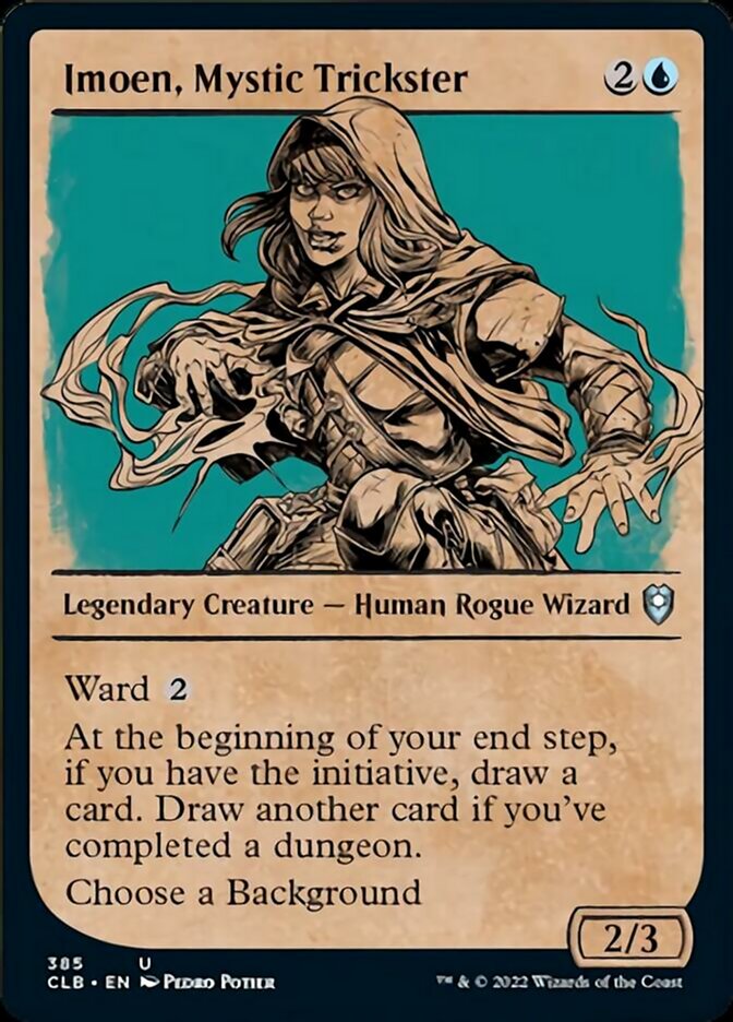 Imoen, Mystic Trickster (Showcase) [Commander Legends: Battle for Baldur's Gate] MTG Single Magic: The Gathering | Red Claw Gaming