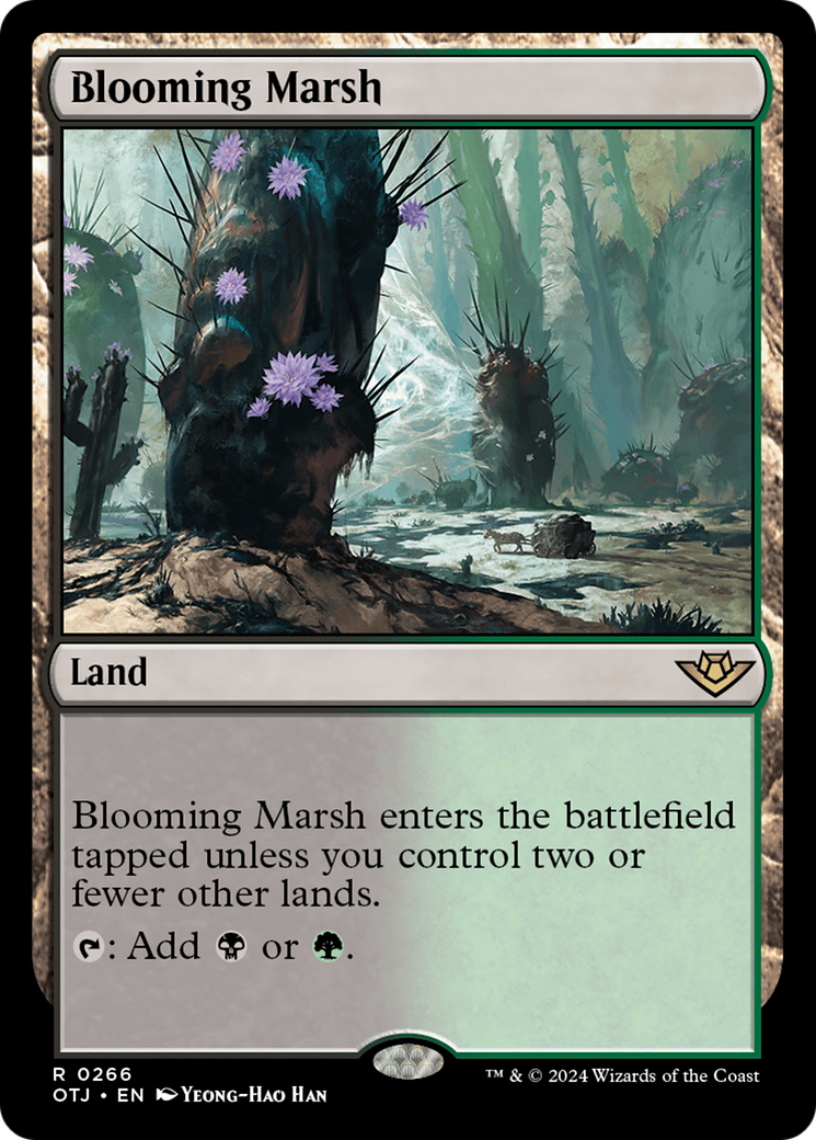 Blooming Marsh [Outlaws of Thunder Junction] MTG Single Magic: The Gathering    | Red Claw Gaming