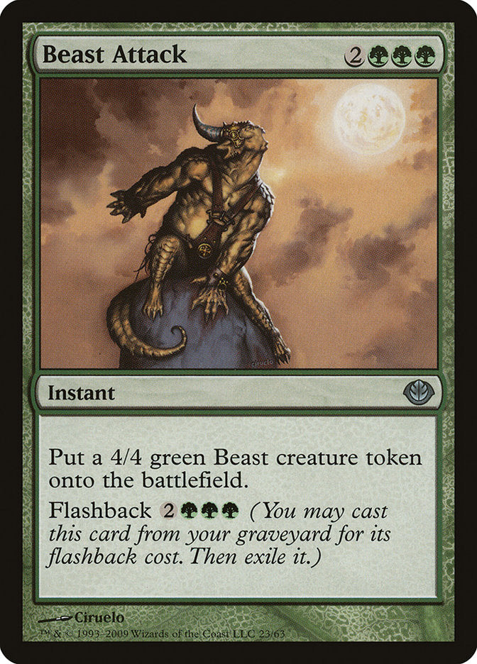 Beast Attack [Duel Decks: Garruk vs. Liliana] MTG Single Magic: The Gathering | Red Claw Gaming