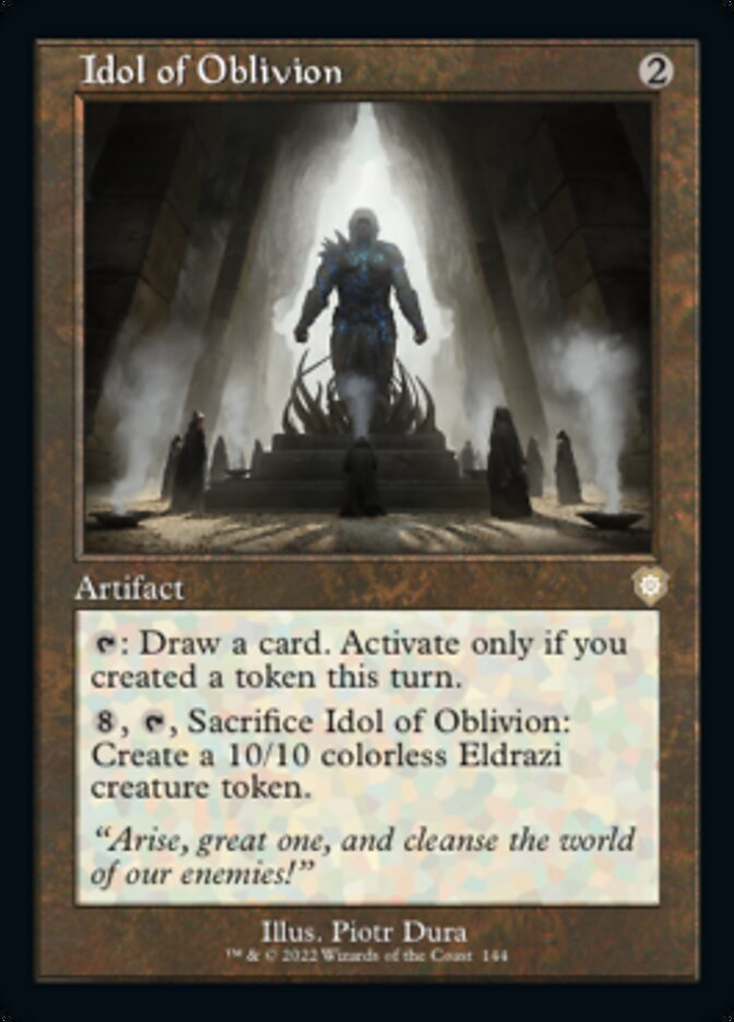 Idol of Oblivion (Retro) [The Brothers' War Commander] MTG Single Magic: The Gathering | Red Claw Gaming