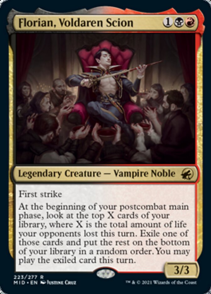 Florian, Voldaren Scion [Innistrad: Midnight Hunt] MTG Single Magic: The Gathering | Red Claw Gaming