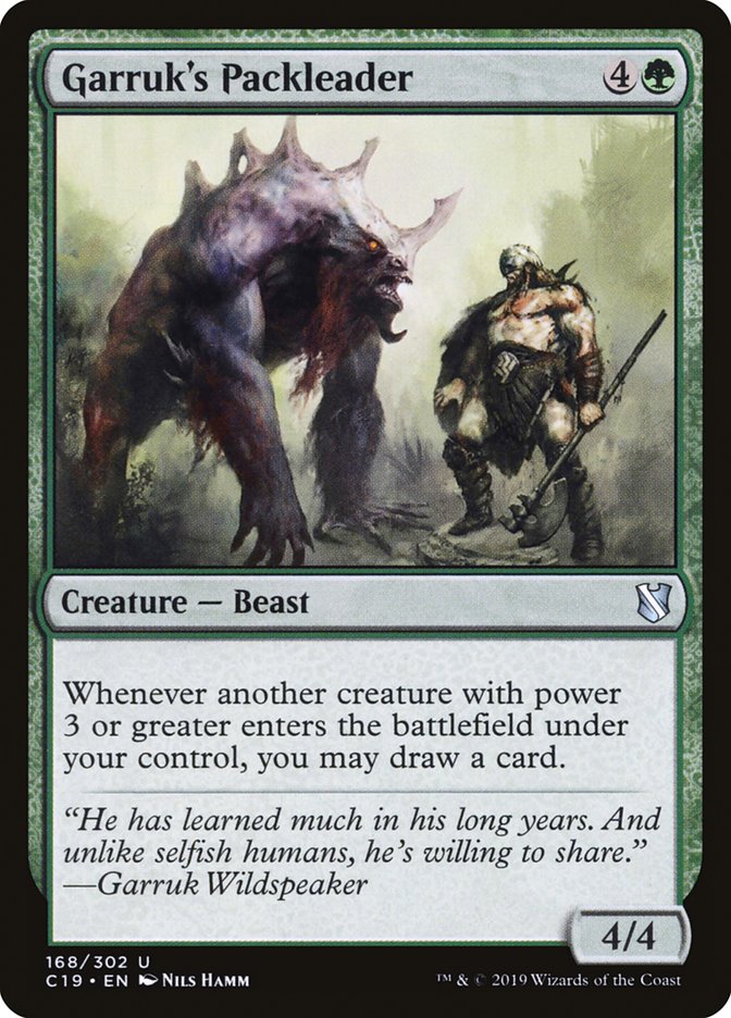 Garruk's Packleader [Commander 2019] MTG Single Magic: The Gathering | Red Claw Gaming