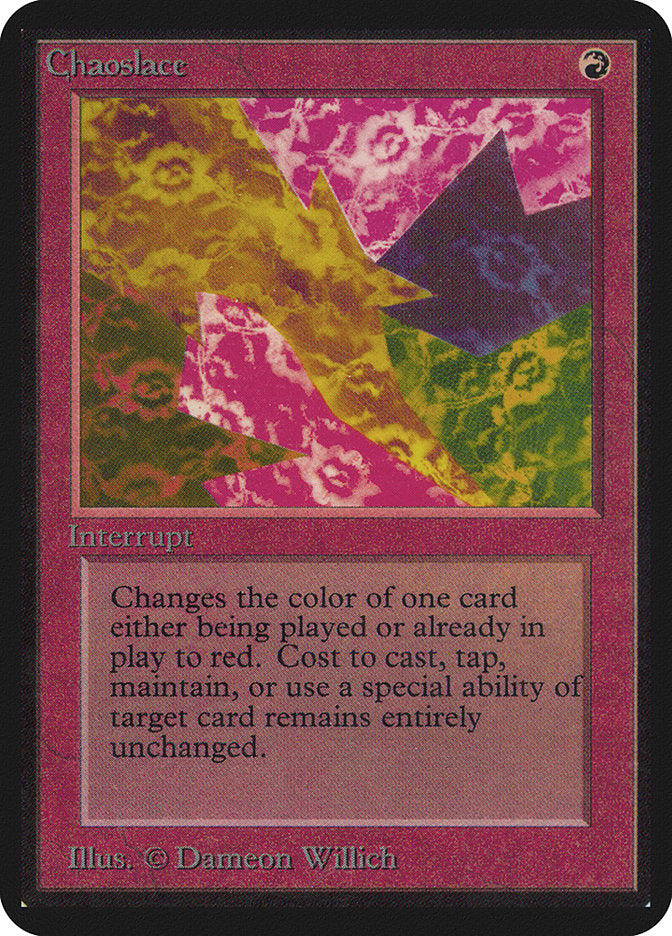 Chaoslace [Alpha Edition] MTG Single Magic: The Gathering | Red Claw Gaming