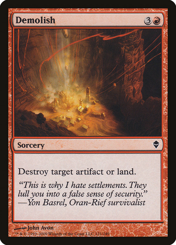Demolish [Zendikar] MTG Single Magic: The Gathering | Red Claw Gaming