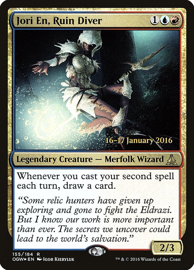 Jori En, Ruin Diver [Oath of the Gatewatch Prerelease Promos] MTG Single Magic: The Gathering | Red Claw Gaming