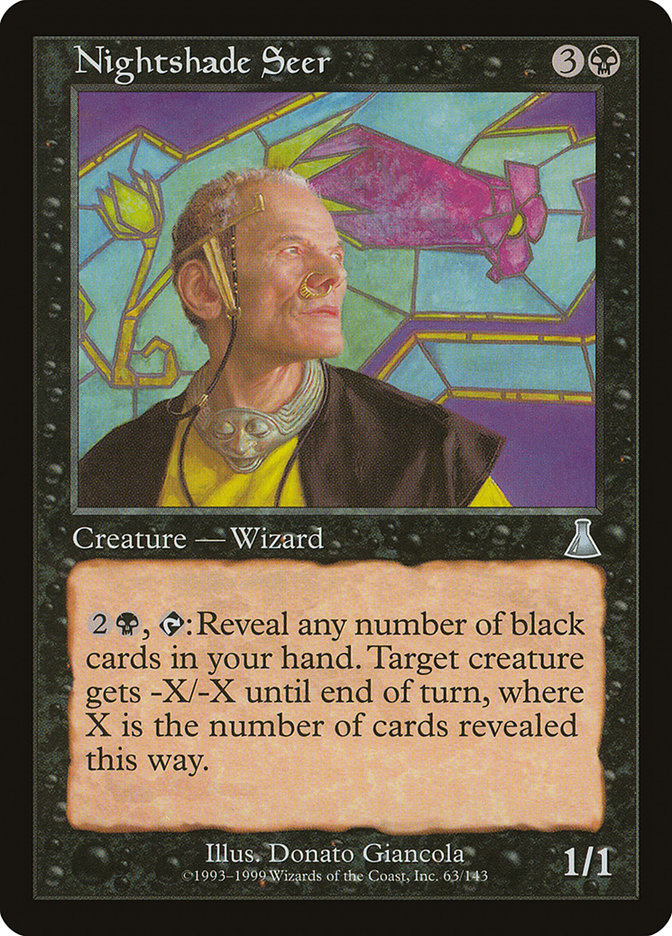 Nightshade Seer [Urza's Destiny] MTG Single Magic: The Gathering | Red Claw Gaming