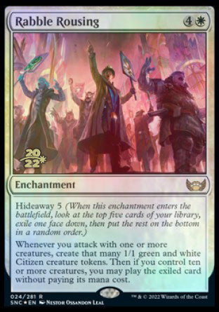 Rabble Rousing [Streets of New Capenna Prerelease Promos] MTG Single Magic: The Gathering | Red Claw Gaming