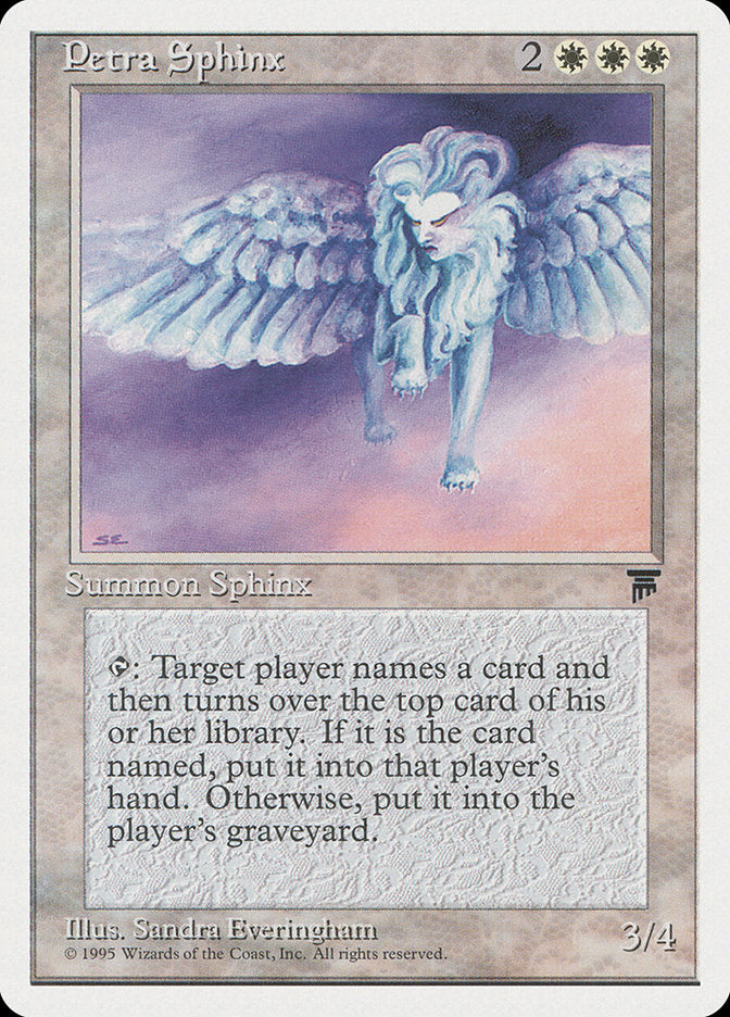 Petra Sphinx [Chronicles] MTG Single Magic: The Gathering | Red Claw Gaming