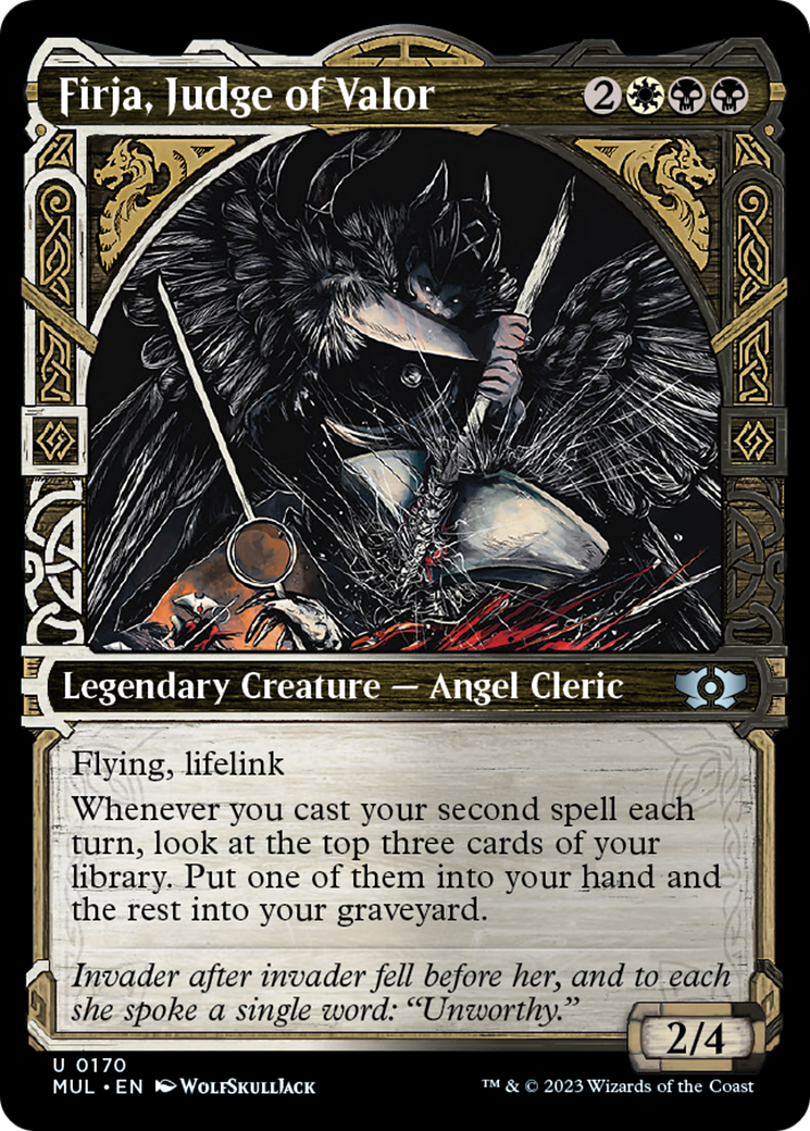 Firja, Judge of Valor (Halo Foil) [Multiverse Legends] MTG Single Magic: The Gathering | Red Claw Gaming