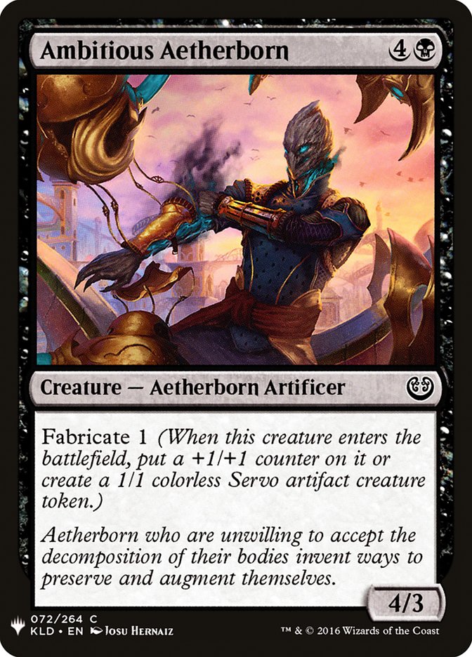 Ambitious Aetherborn [Mystery Booster] MTG Single Magic: The Gathering | Red Claw Gaming