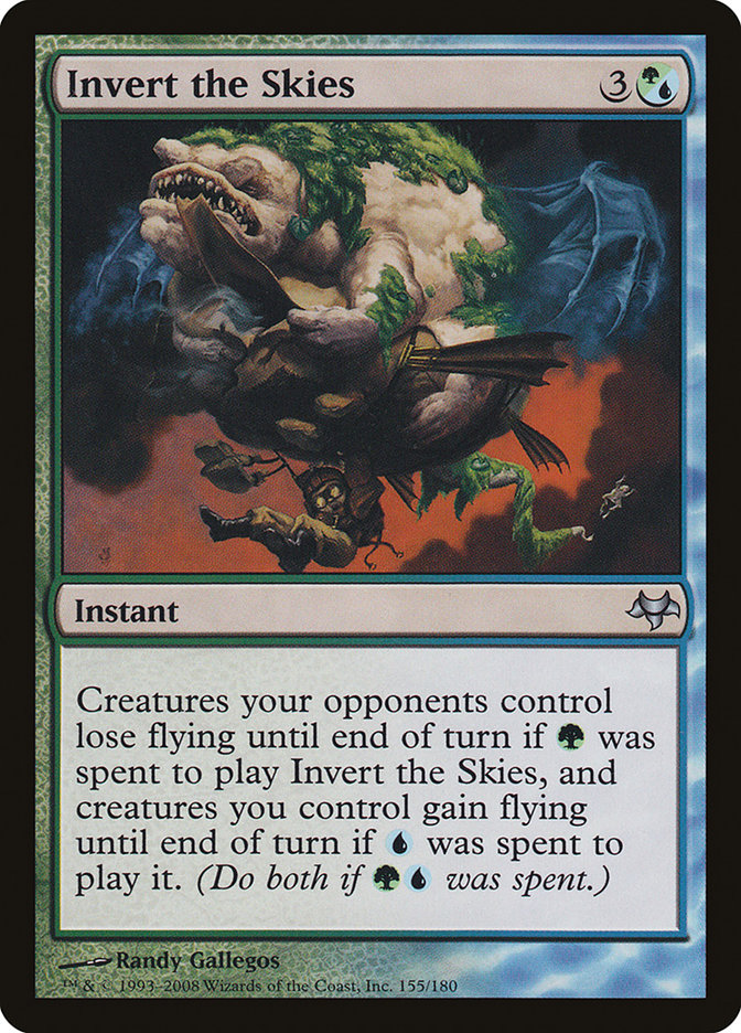 Invert the Skies [Eventide] MTG Single Magic: The Gathering | Red Claw Gaming