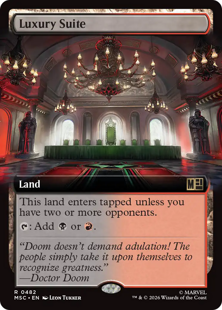 Luxury Suite (Extended Art) [Marvel Super Heroes Commander] | Red Claw Gaming