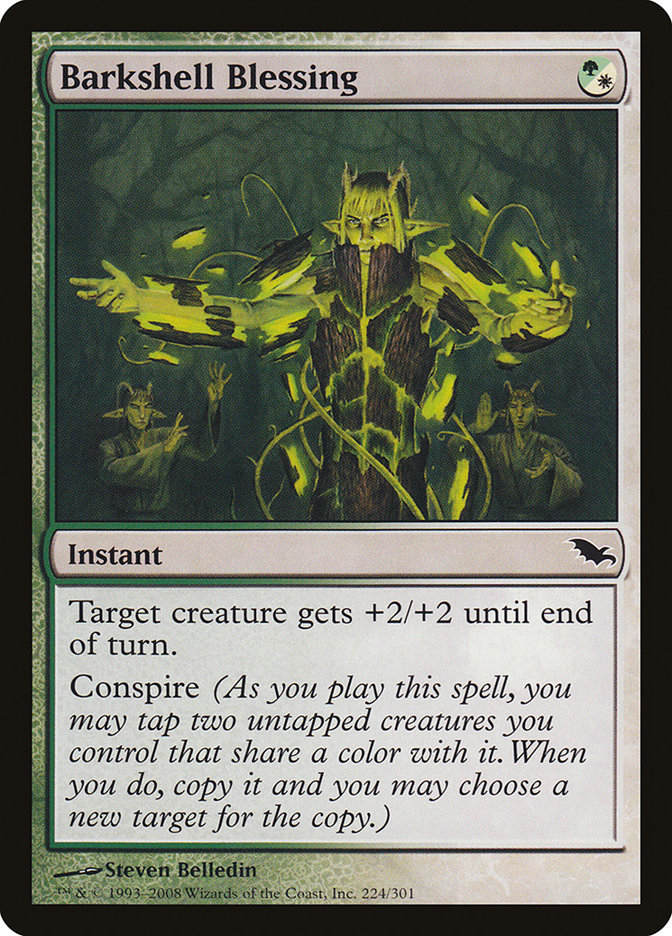 Barkshell Blessing [Shadowmoor] MTG Single Magic: The Gathering | Red Claw Gaming