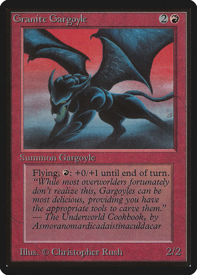 Granite Gargoyle [Beta Edition] MTG Single Magic: The Gathering | Red Claw Gaming