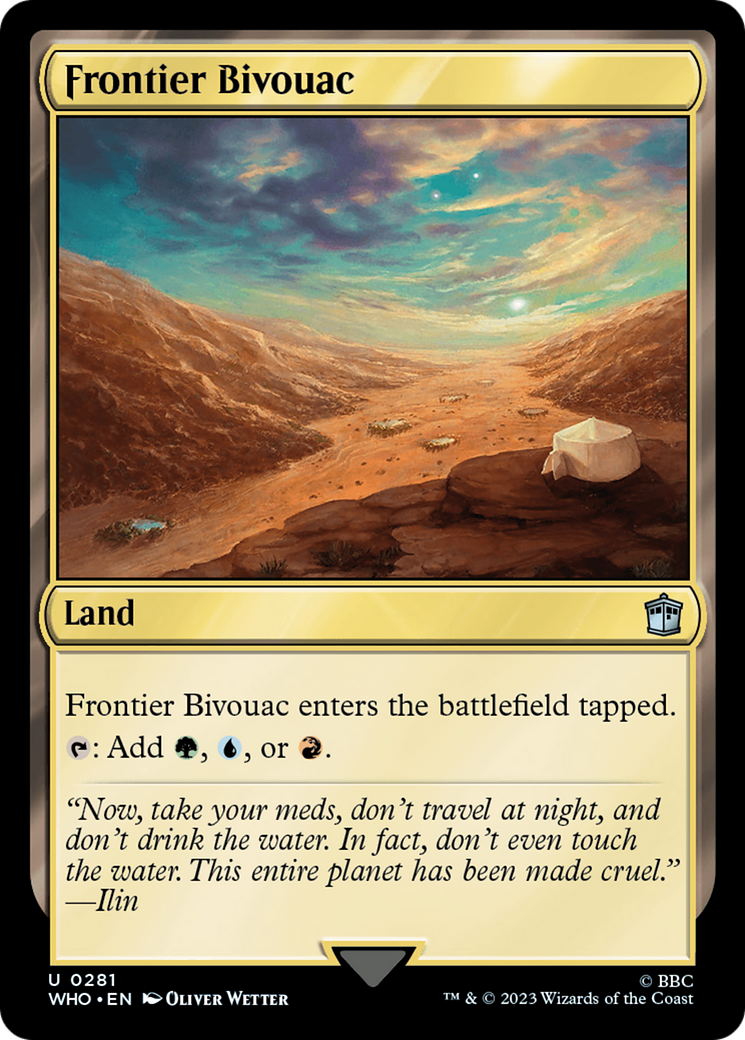 Frontier Bivouac [Doctor Who] MTG Single Magic: The Gathering | Red Claw Gaming